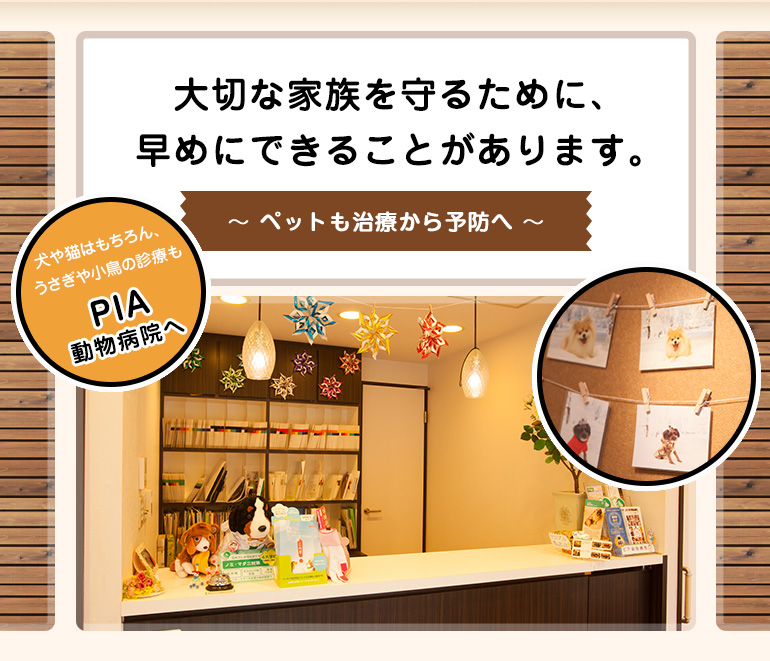 大切な家族を守るために、早めにできることがあります。
